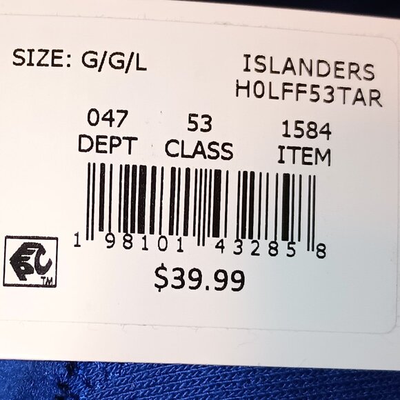 NEW NHL New York Islanders Women's Dark Fleece Hooded Sweatshirt - Large - Picture 5 of 5